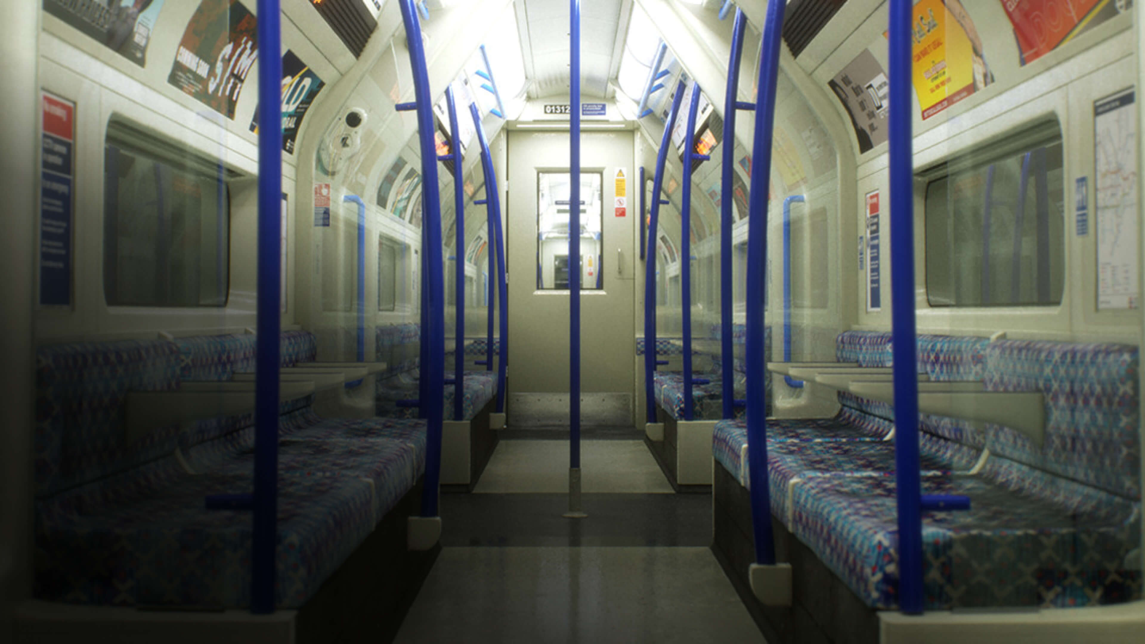 Victoria Tube Train-poster