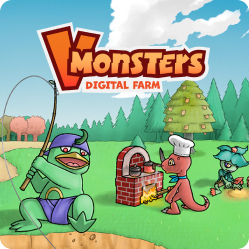 V-Monsters Digital Farm-poster